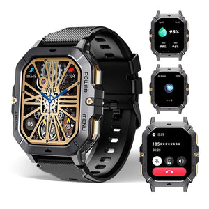 OUKITEL BT101 410mAh Battery Capacity 5ATM Waterproof Rugged Military Smart Watch OUKITEL