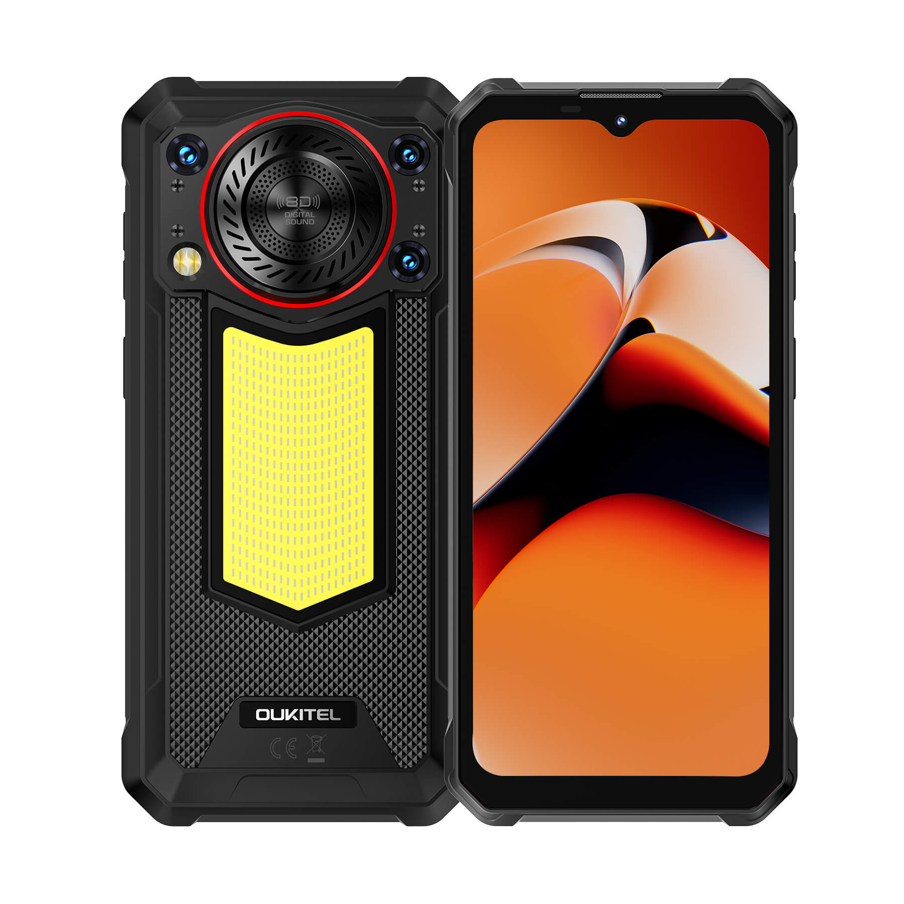 Oukitel WP53 S 4G Rugged Phone 6.52'' FHD+ Display 11000mAh Big Battery 50MP Camera Android 15(4GB+128GB NFC)