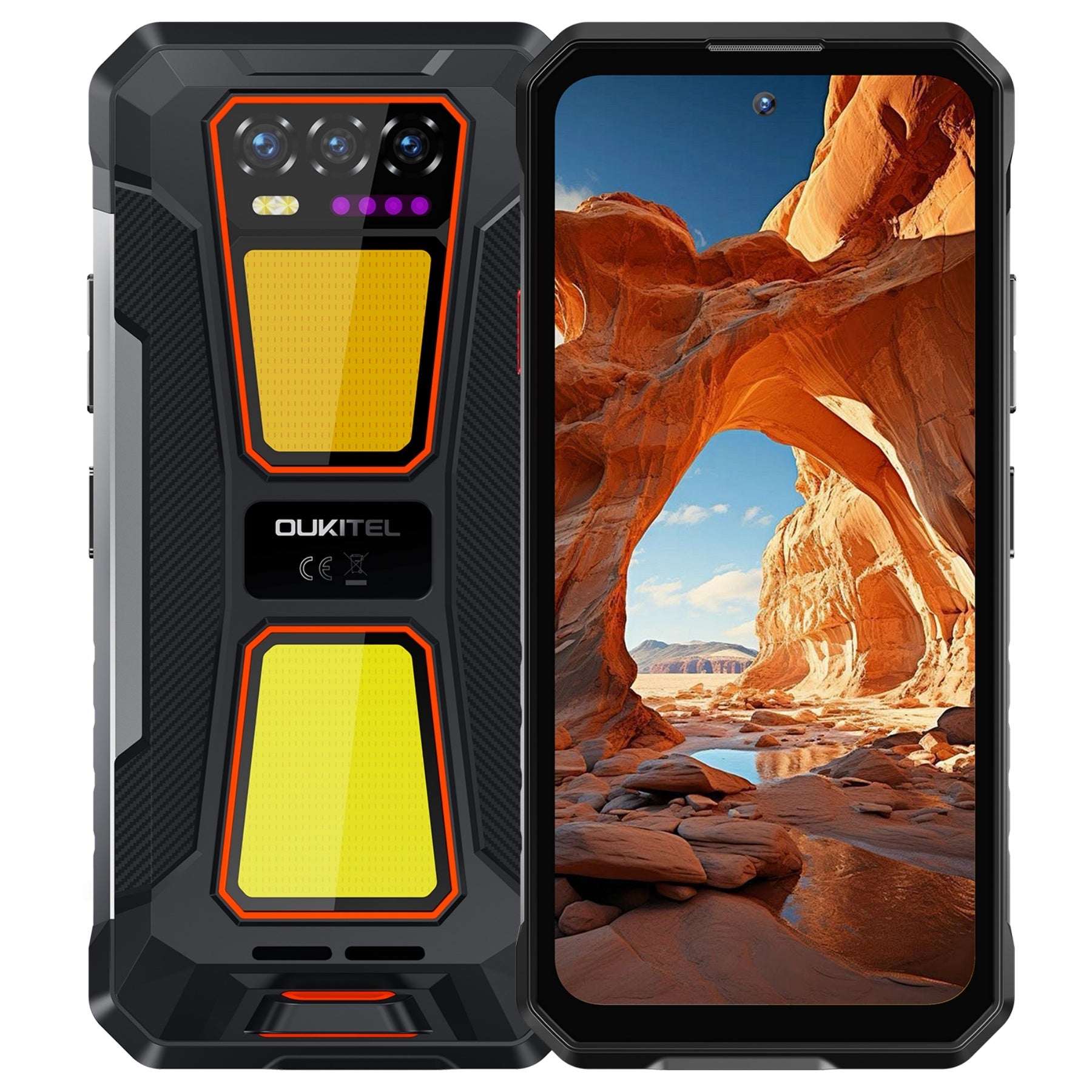 Oukitel WP58 Pro 5G Rugged Phone 6.7-inch 10,000mAh Battery 64MP Android 15(8GB+512GB NFC)