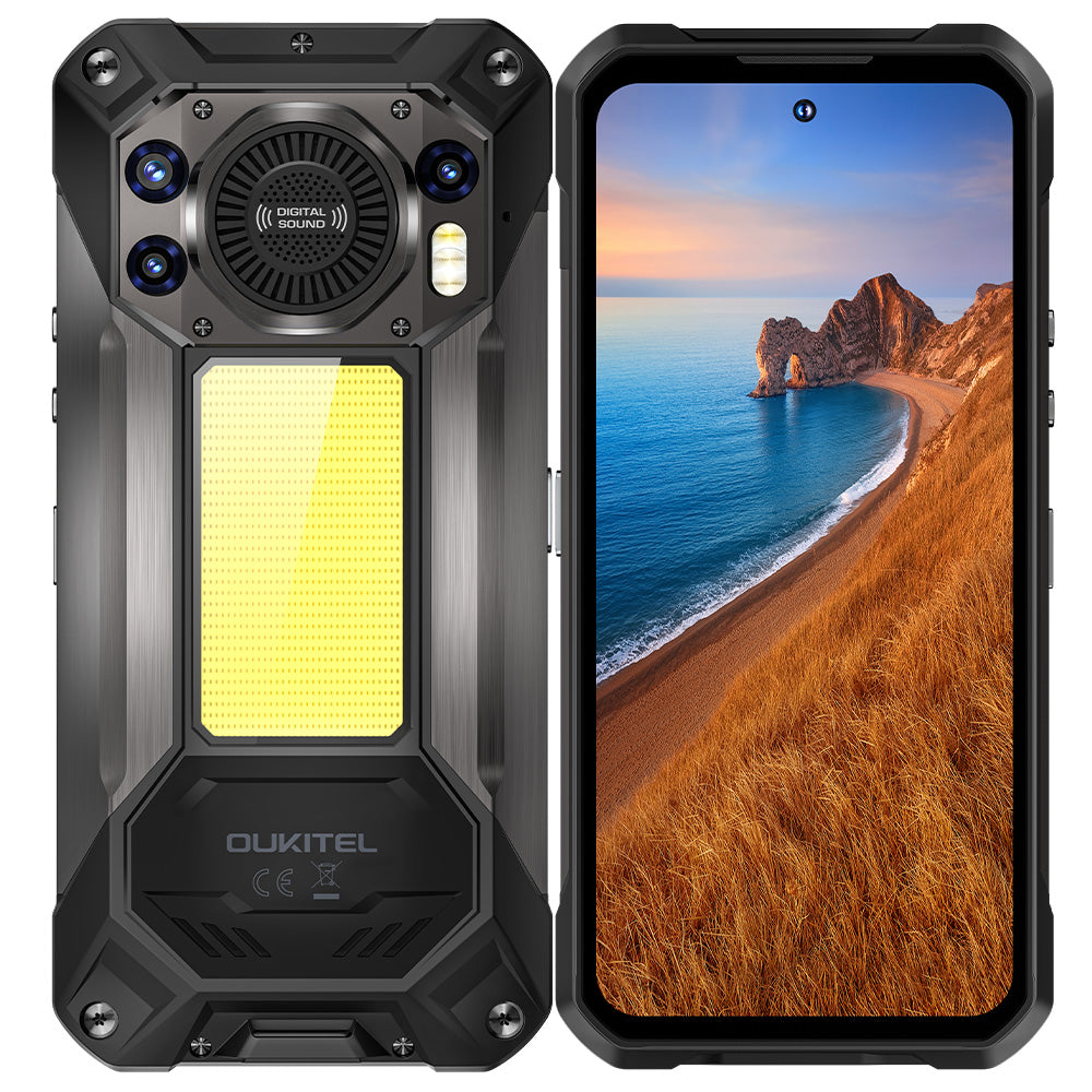Oukitel WP61 5G Rugged Phone 6.78'' HD+ Display 20,000mAh Big Battery 108MP Camera Android 16(12GB+512GB NFC)