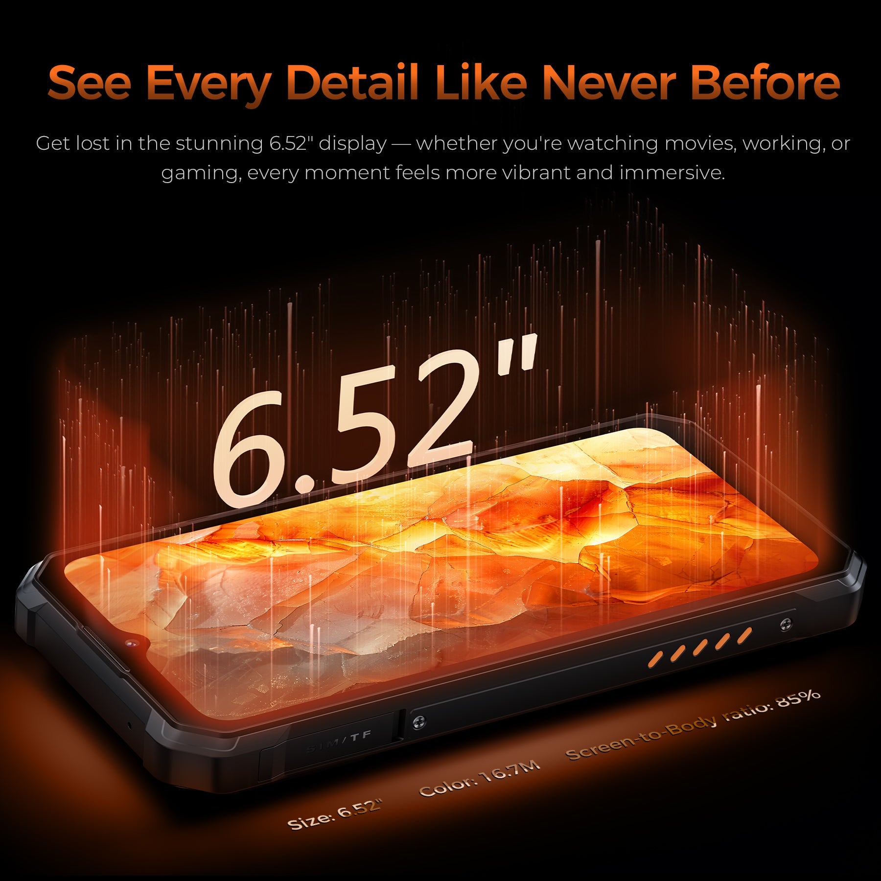 Oukitel WP53 Pro 4G rugged smartphone featuring 6.52-inch FHD+ display for enhanced visual experience