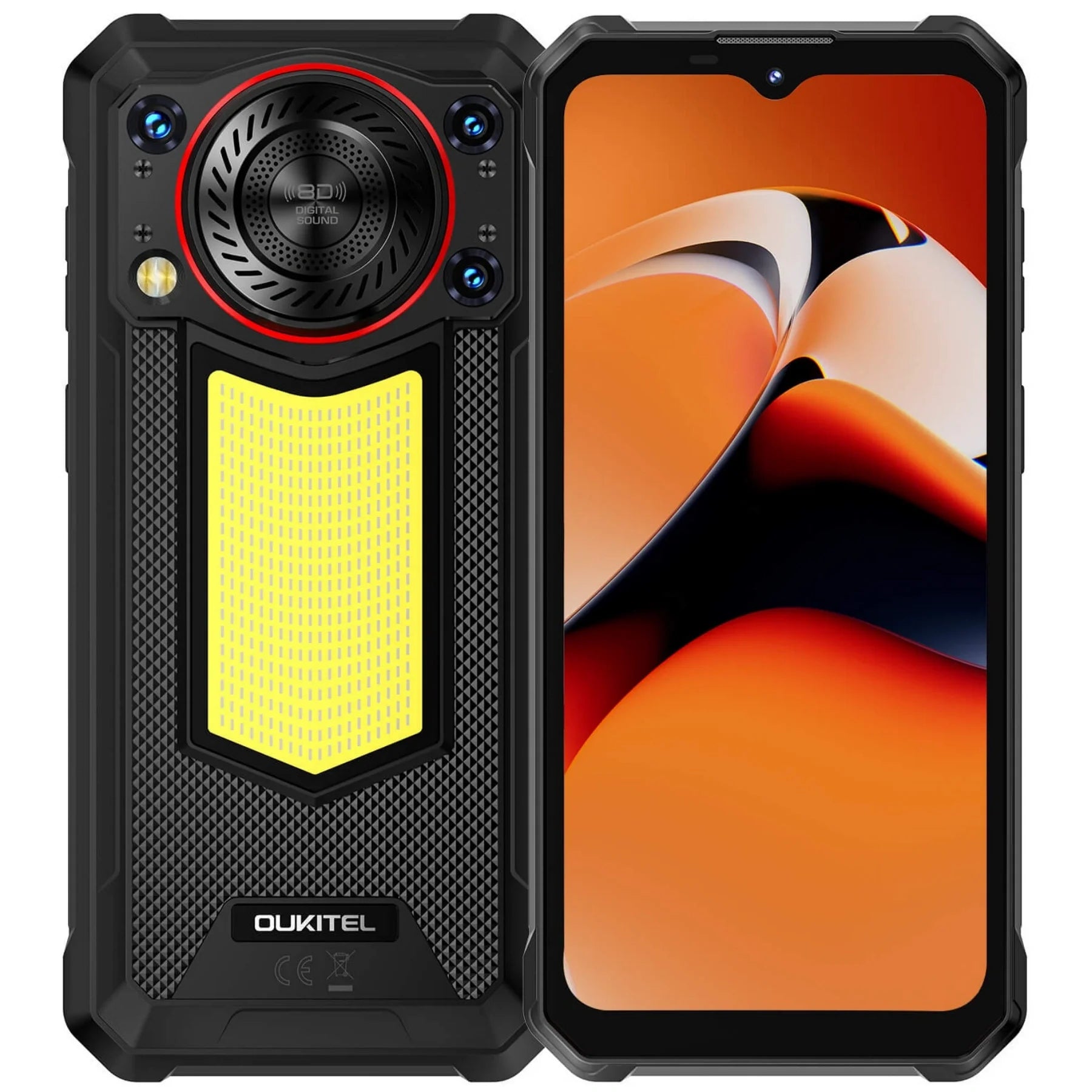 Oukitel WP53 Pro 4G Rugged Phone 6.52'' FHD+ Display 11000mAh Big Battery 50MP Camera Android 15(8GB+256GB NFC)