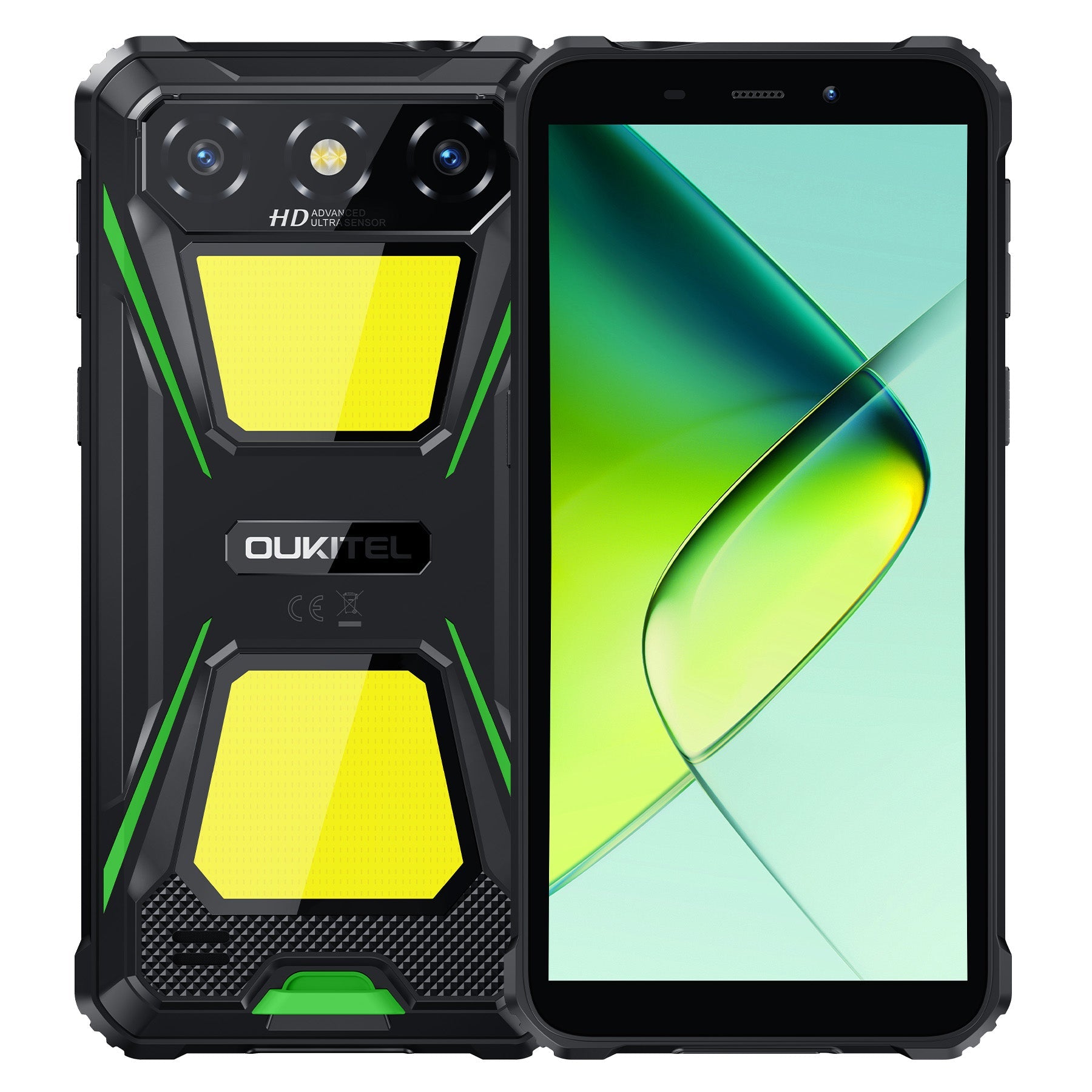 Oukitel G5 4G Rugged Phone 6 HD+ Display 6300mAh Big Battery 13MP Camera Android 14(4GB+64GB NFC)