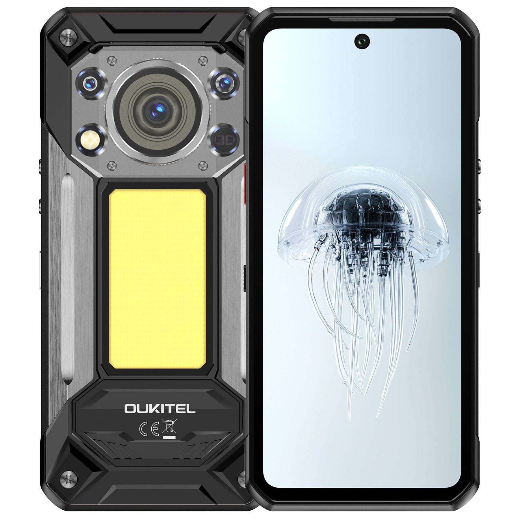 OUKITEL WP500 5G Rugged Phone 6.78'' FHD+ Display 10,000mAh Big Battery 108MP Camera Android 16(12GB+1TB)