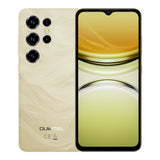 Oukitel C2 gold smartphone with 6.52-inch HD display, 5000mAh battery, and elegant ultra-thin body