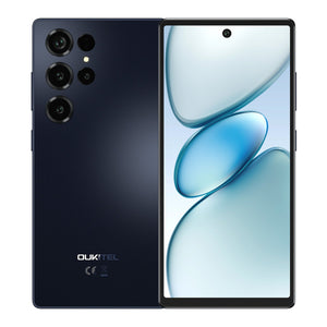 OUKITEL C66 in sleek black offers exceptional performance with a 6.73" display, 24GB RAM + 512GB ROM, and a 5000mAh battery for all-day use.