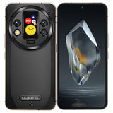 Oukitel WP200 Pro black modular 5G rugged smartphone with detachable earphone, 6.7-inch screen, 8800mAh big battery, Android 15, 24GB RAM and 1TB storage with NFC