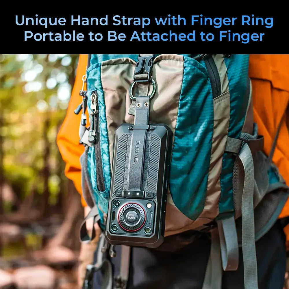 Oukitel WP33 Pro 5G rugged phone with unique hand strap for secure and convenient outdoor handling